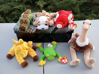 ALL 6 BEANIE BABIES FOR $12