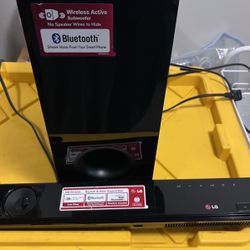 Sound Bar With Matching Sub Woofer 