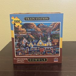 Dowdle Jigsaw Puzzle - Train Station - 1000 Piece