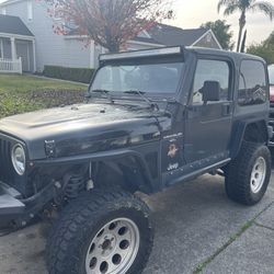 1997 Jeep TJ Hard Top 4.0 Automatic Transmission For Sale Or Trade For Street Legal Motorcycle Of Equal Value.