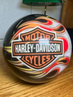 Vtg Harley-Davidson Motorcycles Bowling Ball
