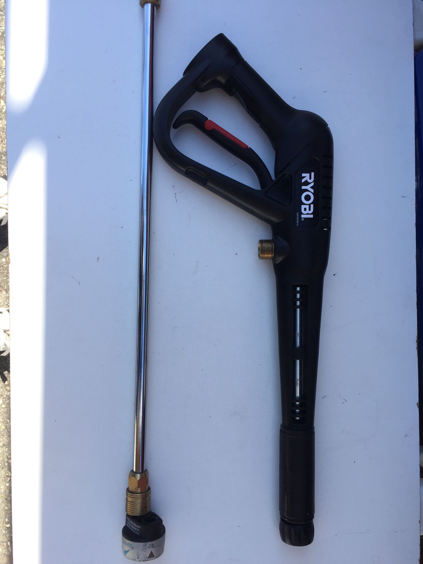 Ryobi pressure washer wand