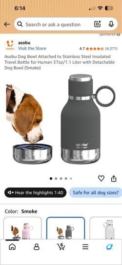 Stainless steel water bottle