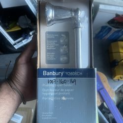 Moen Banbury Chrome Toilet Paper Holder (New in Box)
