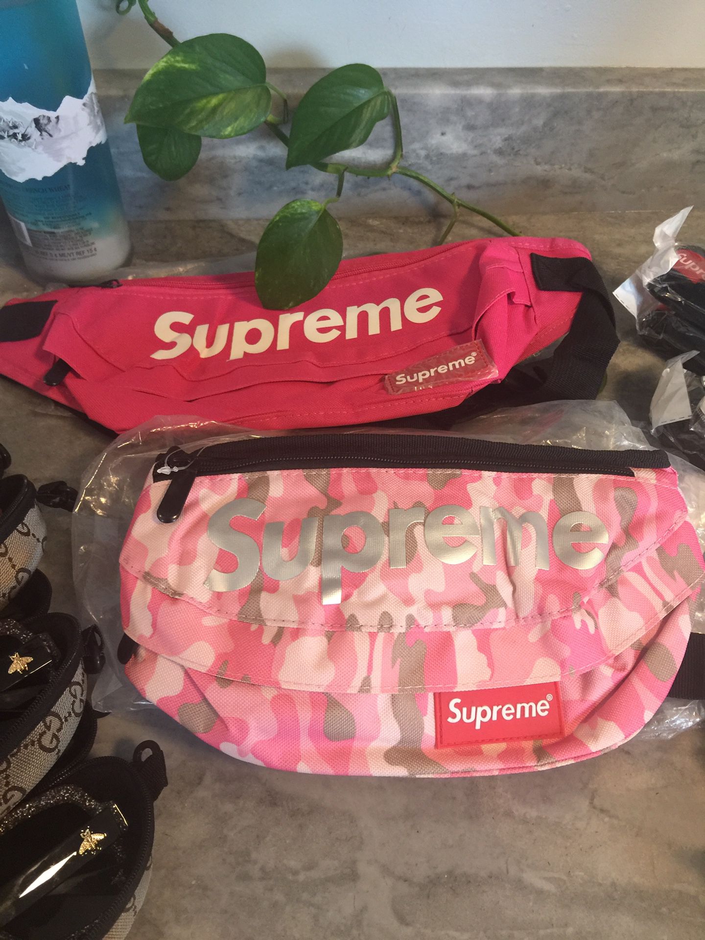 Supreme fanny pack pink camo sold separate