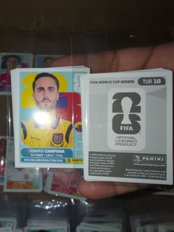 World cup 2026 Panini album white stickers 5x$2.00