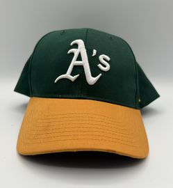 '47 Brand Oakland Athletics A's MLB Green Yellow Adjustable Hat Cap