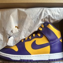 Nike Dunks High “Lakers” New 9.5