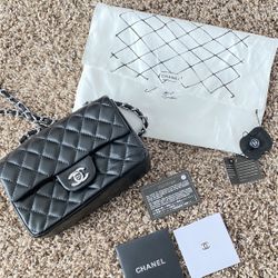 Chanel MINI FLAP BAG w/ Microchip