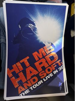 Billie Eilish Hit me hard and soft poster
