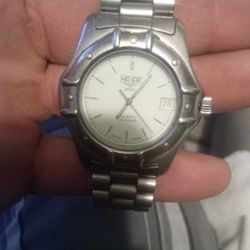 HEUER 2000 954.006 WHITE DIAL STAINLESS STEEL QUARTZ
