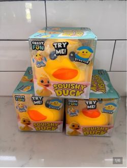 Squishy Duck Plush Toy - Yellow