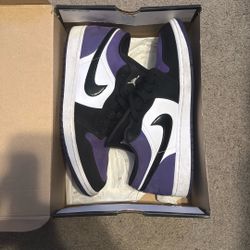 Jordan 1 Low Court Purple