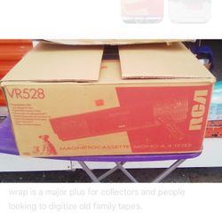 New Old Stock RCA Vc528 4-Head VCR (Never Used)
