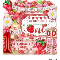 Berry First birthday Decorations