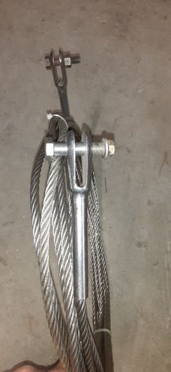 Steel Cable With Clevis Ends