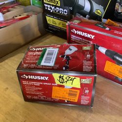 Husky Gravity Feed Composite HVLP Spray Gun