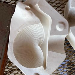 Pottery Mold- Midsized Snail