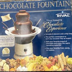 Rival chocolate fountain/fondue - NIB Great For Parties! 