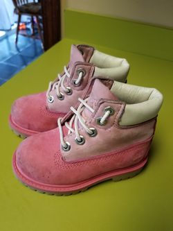 Baby girls timberland boots size 6c