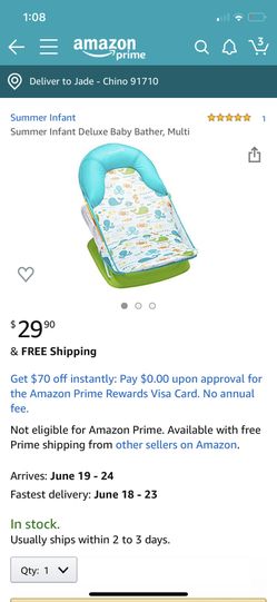Deluxe baby bather