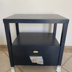 Joss & Main Navy Nightstand 