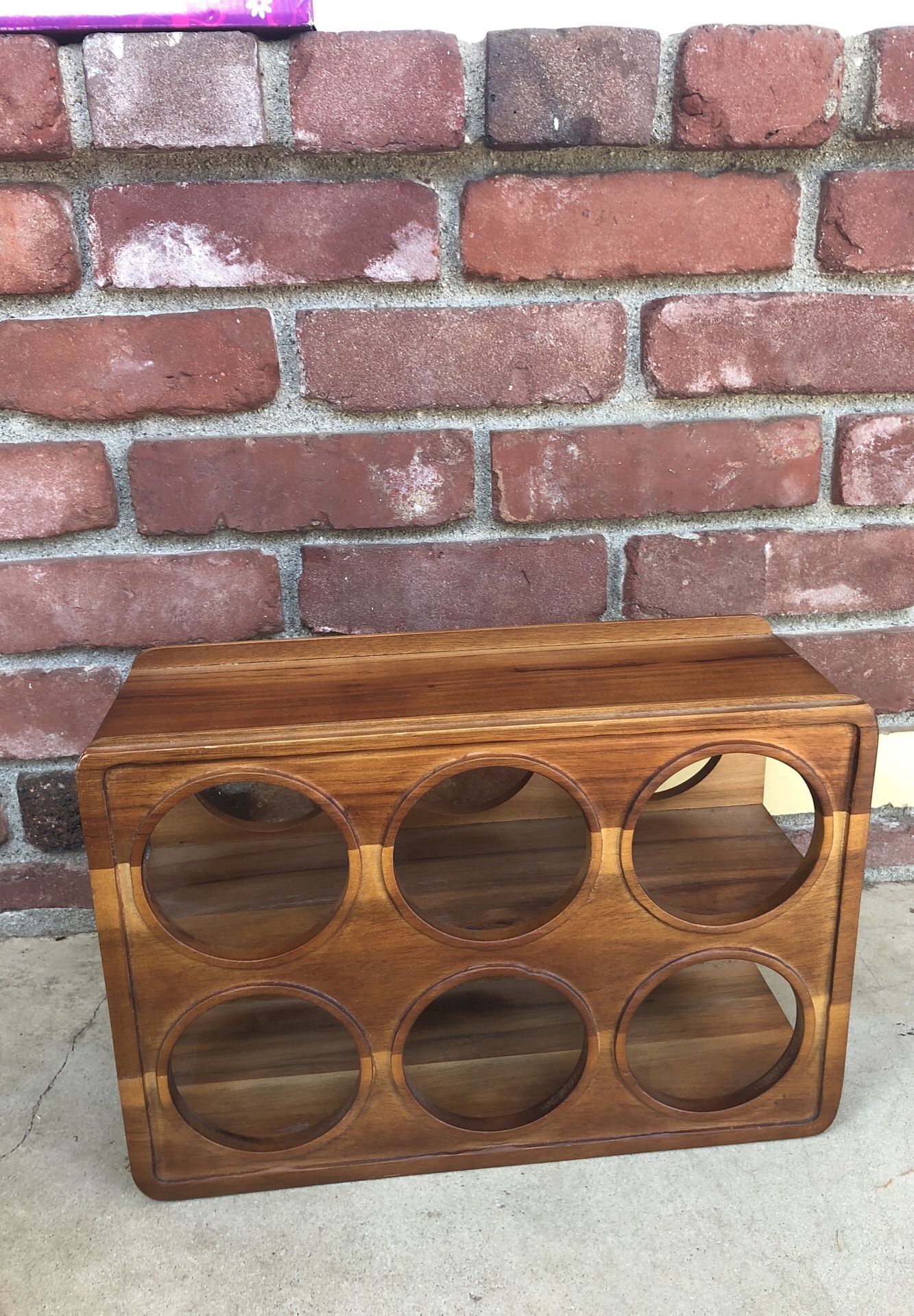 Threshold acacia wine rack sale