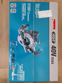Makita XGT 40V Max Brushless Circular Saw Kit