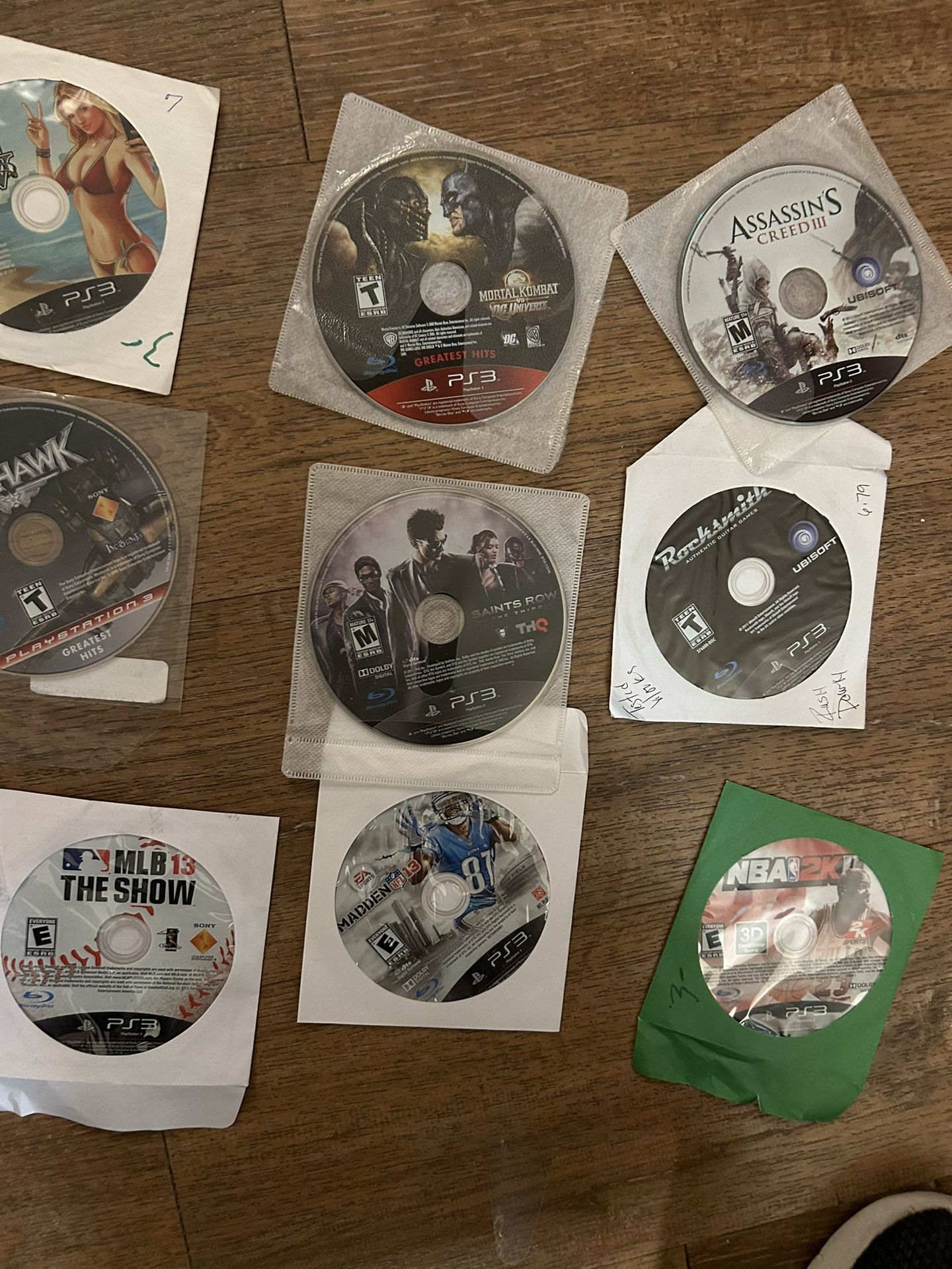PlayStation 3 lot of discs