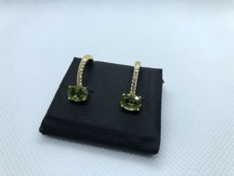 Earrings Woman ( Gold and Peridot)