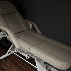 73” Aesthetician Chair with Stool – Beige (Never Used)