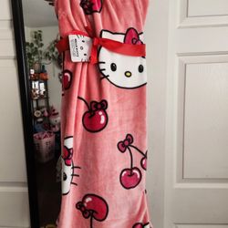 Hello Kitty Cherry Cherries Blanket 