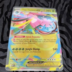 Mega Pokemon card venusaur