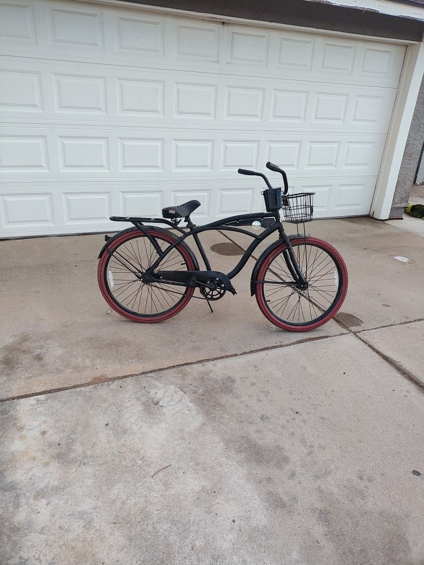 Bike With Cup Holder Phone Holder And Basket