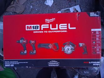 Milwaukee M18 - 5 Tool Combo Kit 3697-25