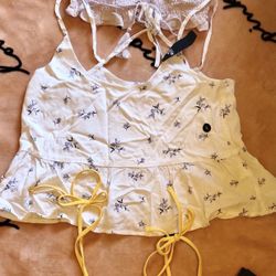 Forever 21 S Smocked Top, Hollister Babydoll Top,  Hollister Smoked Square Bikini Top. Brundage and Chester. Check out my other listings. Lavender $7,