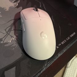 Brand New All White Logitech G Pro Super light 