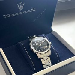 Maserati Luxury Watch Blue Dial – Stainless Steel Men's Watch – Elegant Italian Design