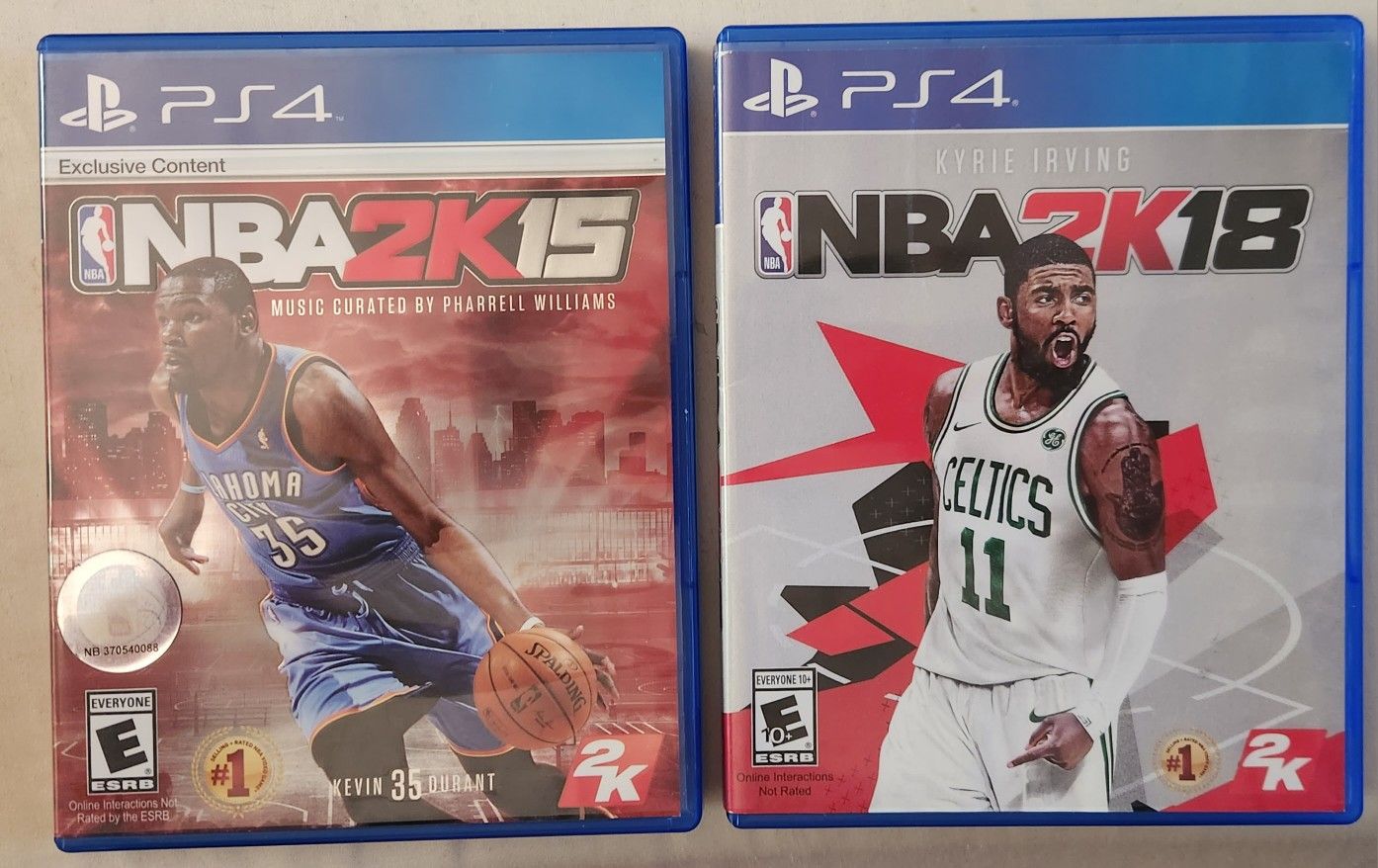 NBA 2K 15 And 18 PS4
