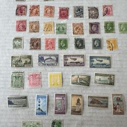 New Zealand Collection Of 48 Older Stamps 