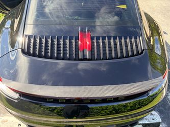 Porsche 911 992 dry carbon fiber rear trunk spoiler