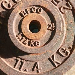 Weights Steel Plates 55 Lb