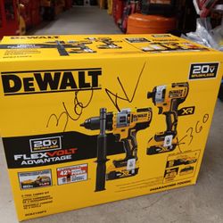 DeWalt 20V Max Brushless FLEXVOLT Advantage 2 - Tool Combo Kit. 