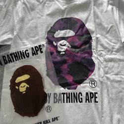 Bape Bathing Ape White Shirt