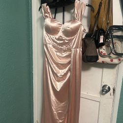 Champaign Gown Dress Size Médium