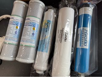 Puroflo 5pc Reverse Osmosis Filters Replacement Set / Drinking Water Filtration System Kit