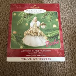 Hallmark Keepsake Celebration Barbie Ornament 2000 Special Edition
