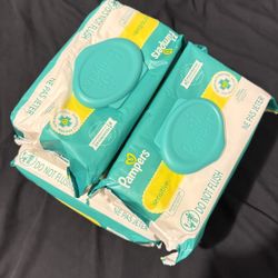 4pck Pamper Sensitive Wipes 
