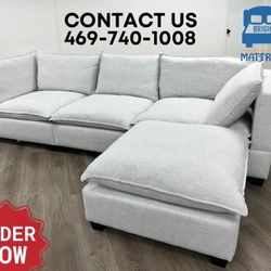 New Gray Sectional Sofa ✅ Take it today for just $50 Down 🤩 $849