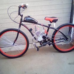 New 2 Stroke Motorized Bike 100cc.